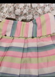 Cute Girls' Skirt Set