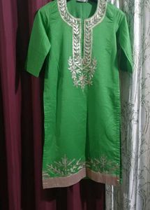 Elegant Green gota patti sharara kurta set!!