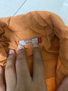 Orange &amp; Black Padded Jacket