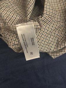 Plaid Wide Leg Trousers