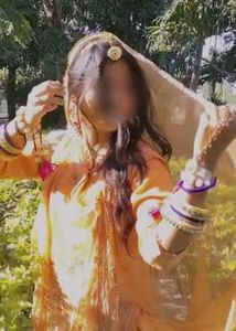 Navratri maha sale live Elegant Rajputi poshak