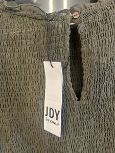 Olive Green Smocked Tunic Top
