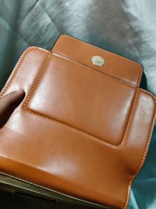 Stylish Brown Top Handle Bag