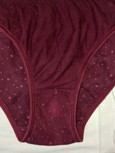 Women's Burgundy Briefs