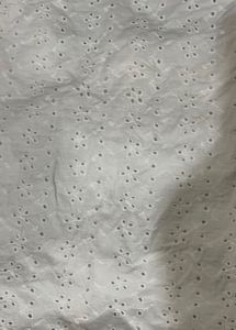 White Eyelet Lace Square Neck Top