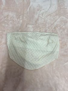 Textured Backless Bandeau Top