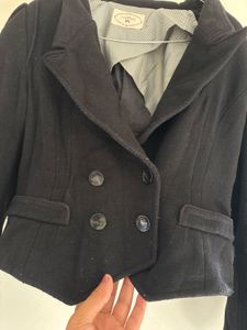Black Cropped Jacket
