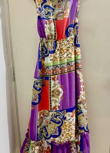 Boho Patchwork Maxi Dress