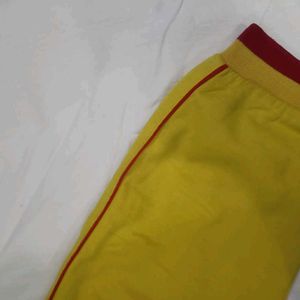 Yellow Sweatpants Joggers Trousers