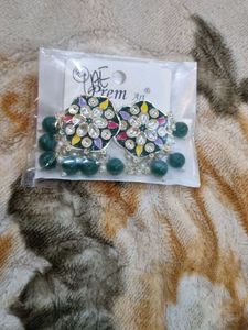 Elegant Beaded Dangle Earrings