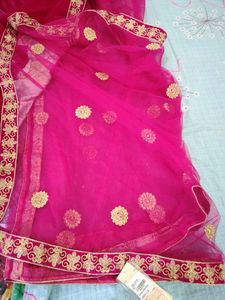 Beautiful Bridal Velvet Lahnga