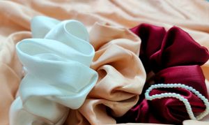 3 Multicolored Scrunchies (60rs/-)