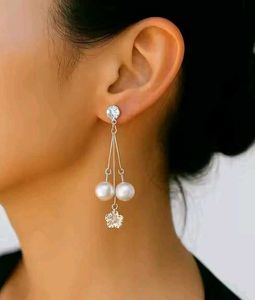 pack of 2 Pearl Drop Earrings