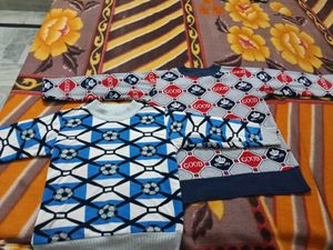 Boy's Patterned Sweatshirts (Set of 2)