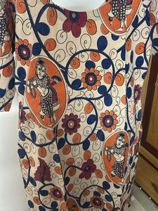 Traditional Indian Kurta with Kalamkari Print