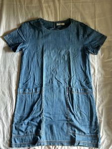 Casual Denim A-Line Dress