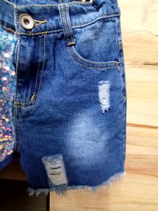 Jeans Shots For Girls 8_10 👧waist Size 25 Inches