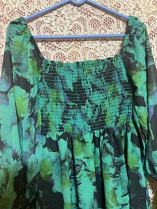 Boho Floral Print Maxi Dress