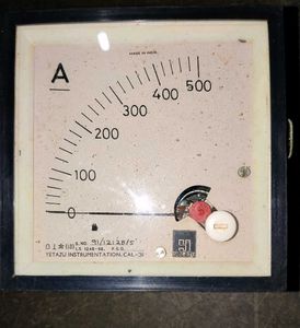 YETAZU Instrumentation Panel Wall Mount Ammeter