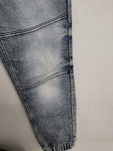 Blue Denim Joggers