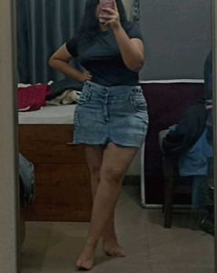 Denim Mini Skirt