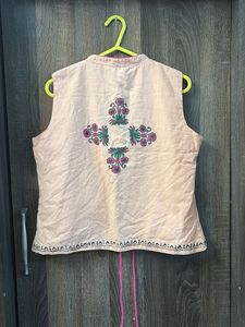 Ethnic Sleeveless Jacket