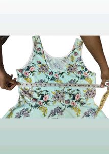Floral Print Sleeveless Mini Dress