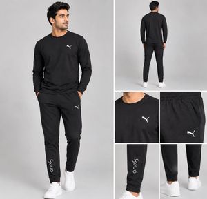 Puma Black Trackpant/ Sweatpants
