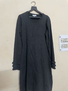Chic Dark Grey Dress