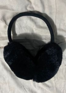 Black Plush Earmuffs