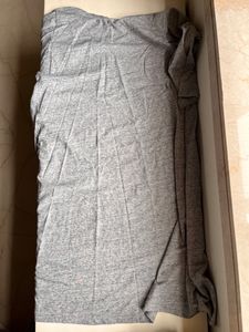 Gray Long Cardigan