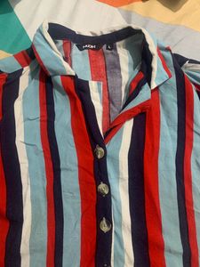 Noun | Westside Striped crop Shirt