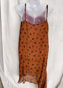 Y2K BROWN DRESS