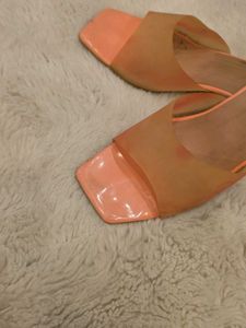 Chic Block Heel Slides