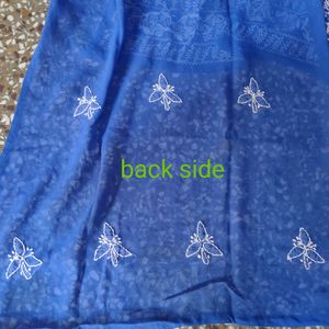 Georgette Embroidery Kurti With Free Inner