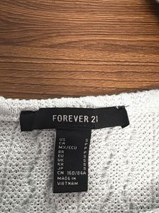 White Cable Knit Tank Top