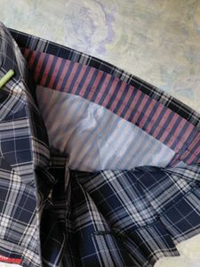 Trendy Plaid Pleated Mini Skirt