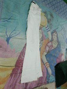 White Bell bottom Jeans