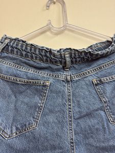 side slits Wide Leg Jeans