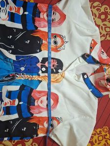 Graphic Print Short Shirt For Girls