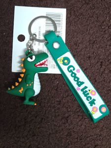 Dino 'Good Luck' Keychain
