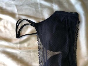 Black Lace Trimmed Bralette
