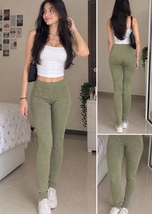 Olive coloured leggings