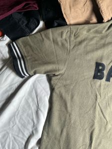 Balmain Paris Olive Green Tee