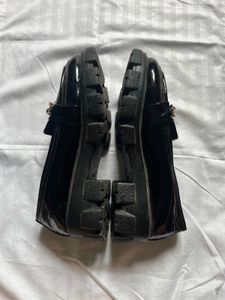 🖤Black Patent Chunky Loafers