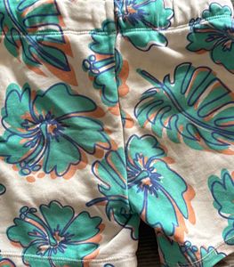 H&amp;M Hawaiian Print Drawstring Shorts
