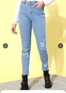 Denim Jeans with Fun Graphics