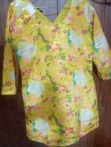 Vibrant Yellow Kurta with Embellishments