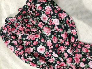 Floral Print Tube Romper💗