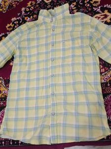 boys' Plaid Casual Shirt "L"